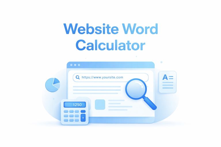 Website word calculator
