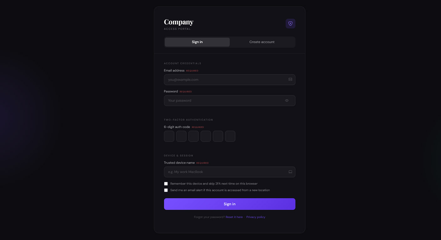 Why users drop off at the login screen 2 complicated login page
